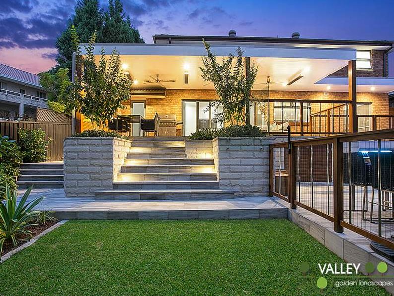 Unique and beautiful Sentrel Australia timber pool fence with vertical cables, strong and stylish